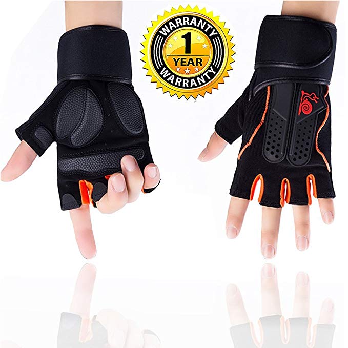 Cycling Gloves Biking Gloves Mountain Bike Gloves Silicone Gel Pad Shock-Absorbing Breathable Natural Palm Rubber to Reduce 94% Friction Climbing Gloves