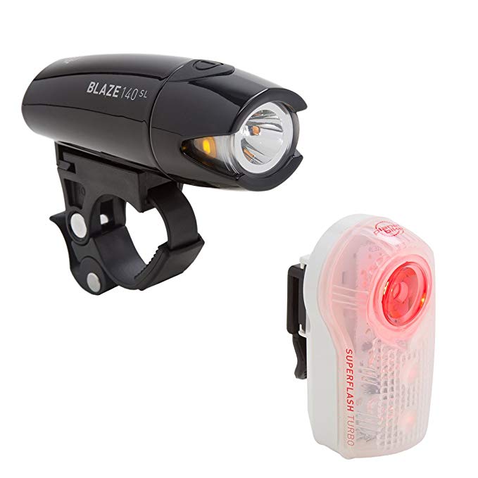 Planet Bike Blaze 140 SL & Superflash Turbo bike light set