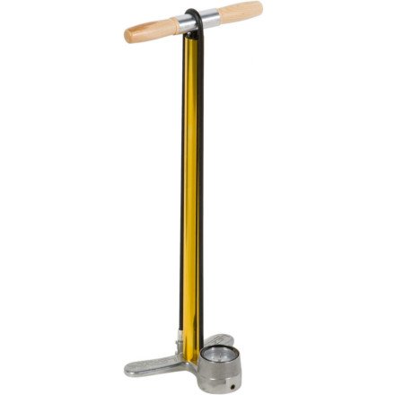 Lezyne Alloy Floor Drive Pump Gold/Hi Glass, One Size