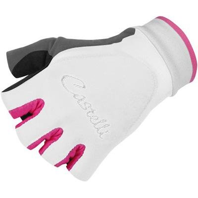 Castelli 2013 Women's Perla Short Finger Cycling Gloves - K12086 (White - S)