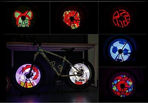 Bike Wheel Light Spoke Lights Colorful Wheel Lights Support APP DIY Wonderful Light