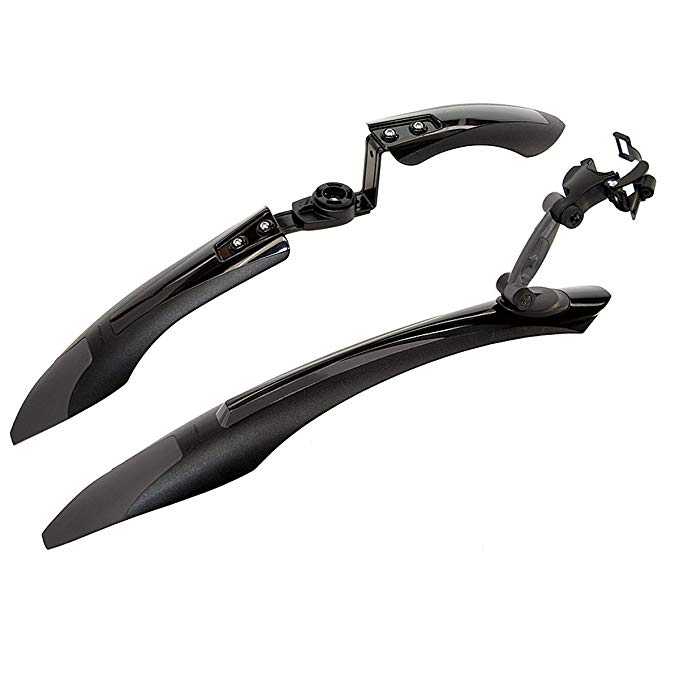 Axiom Mud Runner DLX Front/Rear Clip-On Fender, Black/Grey