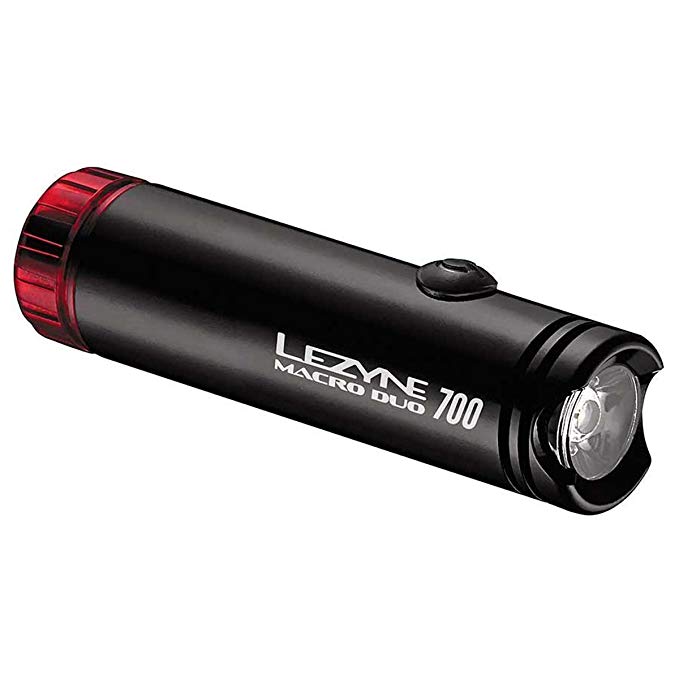 Lezyne Macro Drive Duo 60/700 Bicycle Headlight w/Rear Flash