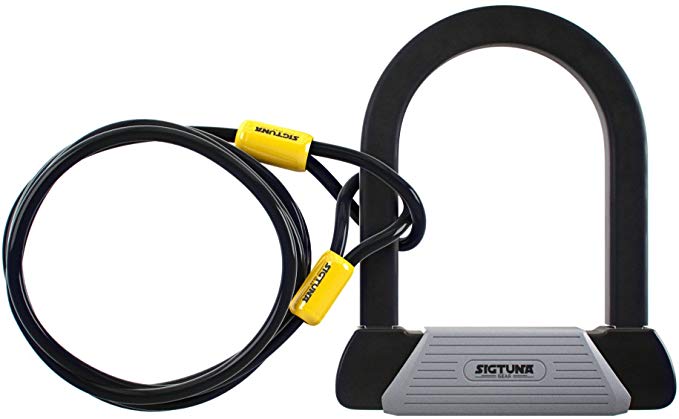 SIGTUNA Bike lock - 16mm Bike Lock with 1800mm Flex Steel Cable