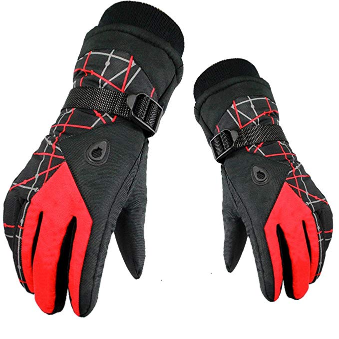 FREETOO Winter Outdoor Gloves for Men, Waterproof Warm Gloves, Screen Touch Motorcycle Gloves for Outdoor Work (Cycling, XL)