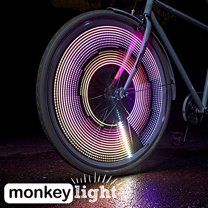 Monkey Light M232 - 200 Lumen - Bike Wheel Light - 32 Full Color LED - Waterproof