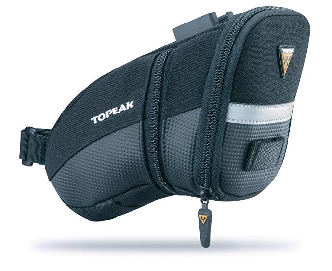 Topeak Aero Wedge Pack Expandable Quick Release Clip-On 27.3-34.9mm Seatpost Bag