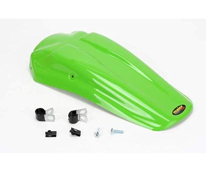 Maier Mfg MX Style Rear Fender - Green , Color: Green 145413