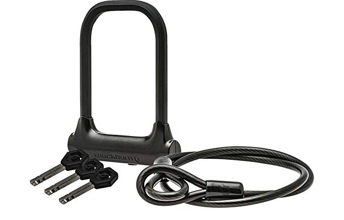 Blackburn Local U-Lock + 4' Bike Cable Combo