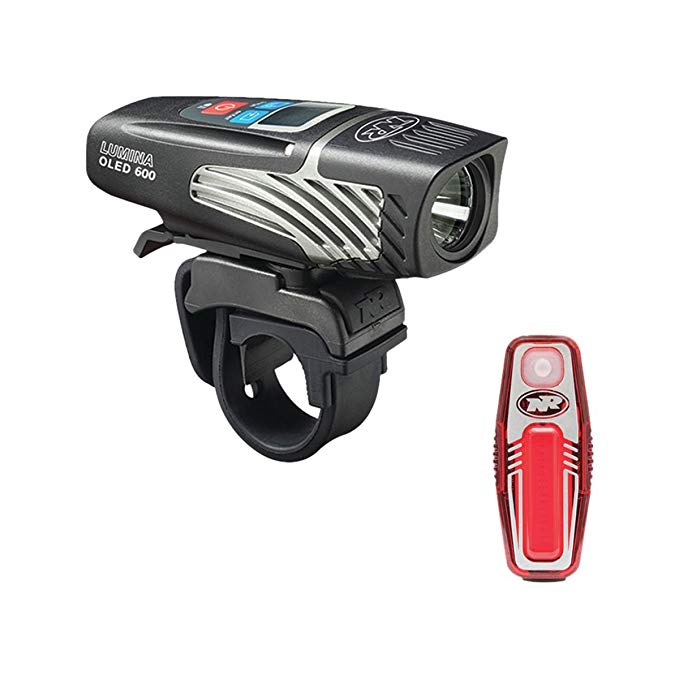 NiteRider Lumina 600 OLED and Sabre 35 Headlight and Taillight Combo