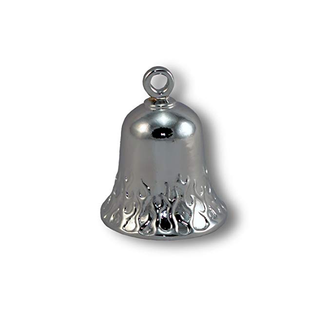 Flames, Chrome Plated Brass Ride Bell #CB29