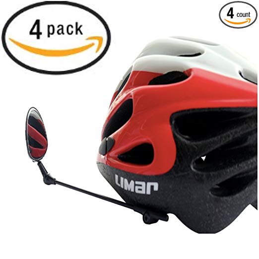 Bike Mirror for Helmet - Adjustable Helmet Mirror with Crystal Clear View - from Life On Bicycle