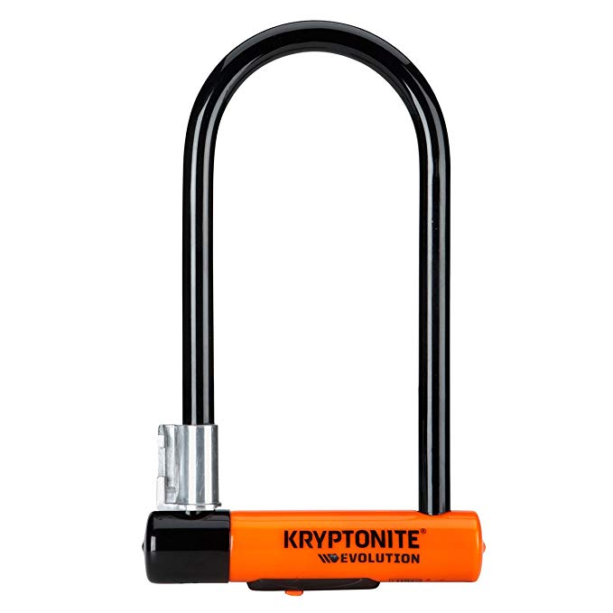 Kryptonite New-U Evolution Series 4 Standard Heavy Duty Bicycle U Lock Bike Lock (4-Inch x 9-Inch)