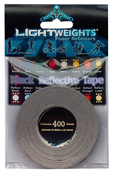 Lightweights Stealth Reflective Tape Black 400