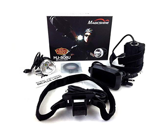 BSS MagicShine MJ-808E XM-L2 1000 Lumen LED Bike Light Free Helmet Mount Kit