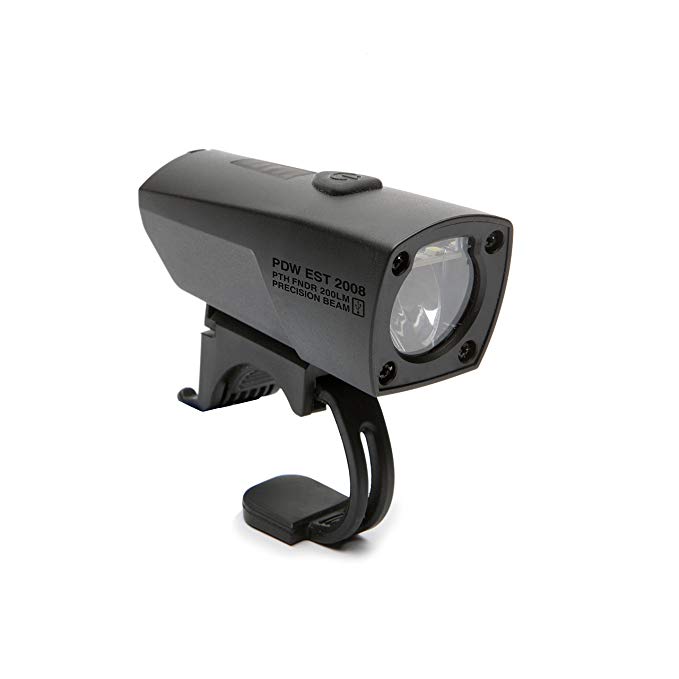 Portland Design Works Pathfinder Vertical Cutoff Beam Headlight, Matte Black