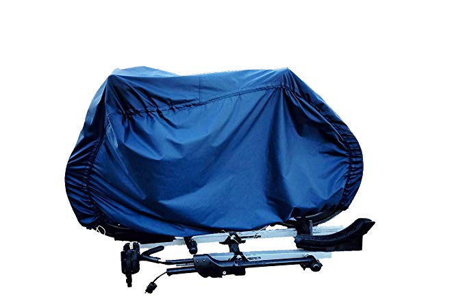 OVERCOVERED Heavy-Duty Bike Cover for Hitch-Mount Bike Racks