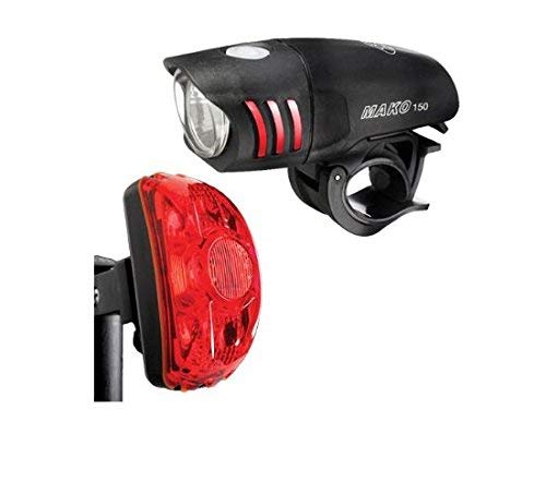 NiteRider Mako 150 LED Headlight and CherryBomb 0.5 Watt Tail Light