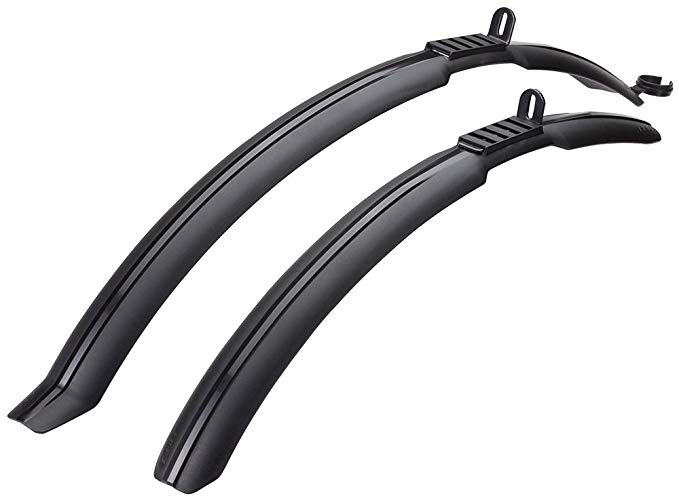 BBB Rainprotectors 2.921.132.501 Mudguards Set Bfd-25 Front and Rear for 26 Inch / 28 Inch Bikes Black