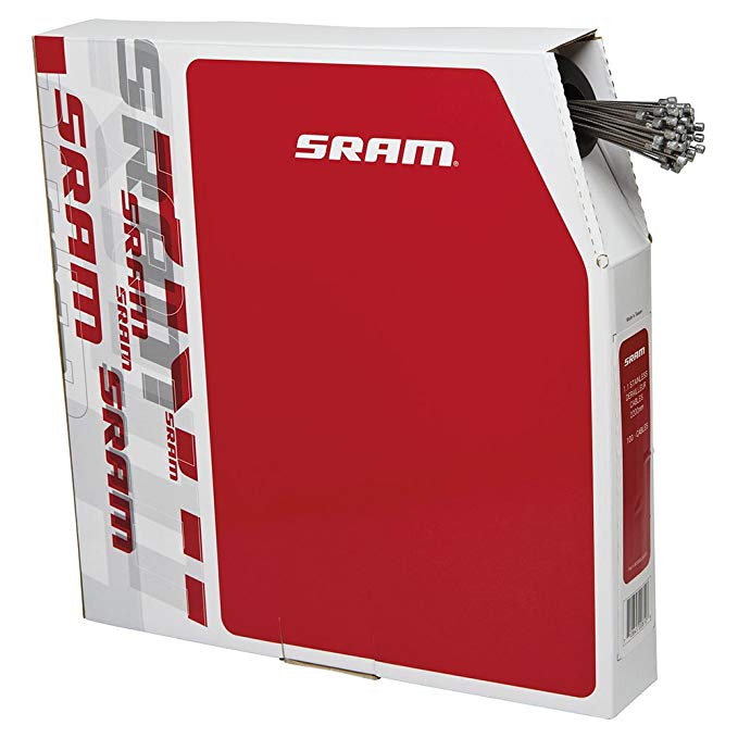 SRAM 1.1Mm X 2200Mm Stainless Derailleur Cables Box/100