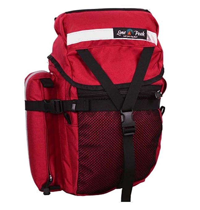 Lone Peak - Mount Superior Panniers (Pair) (Red)