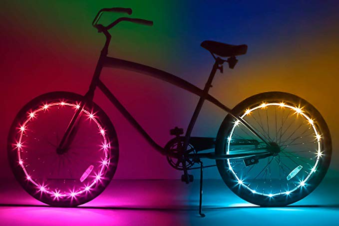 Brightz WheelBrightz LED Bicycle Wheel Accessory Light (2-Pack Bundle for 2 Tires)