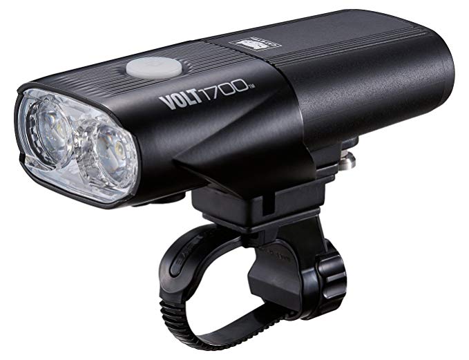 CatEye Black Volt 1700 Rc Rech 1700 Lm Front Bicycle Light (Default, Black)