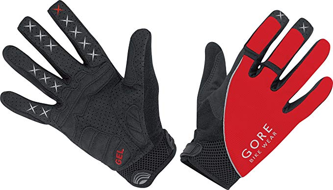 Gore Bike Wear Men's Alp-X 2.0 Long Gloves, Black, Large